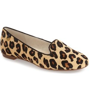 UGG ‘Blyss’ Calf Hair Leopard Print Flat